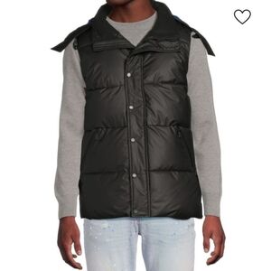 Men's Hunter Chiswell Black Puffer Vest NWT Size XXL